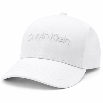 Кепка підліткова біла з вишивкою Calvin Klein